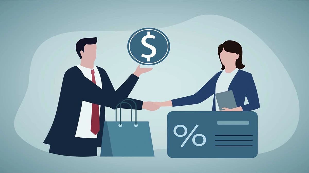 دیالوگ‌ فروش محصول به مشتری که تخفیف می‌خواهد