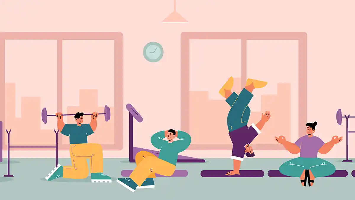 تبلیغات درون باشگاه بدنسازی