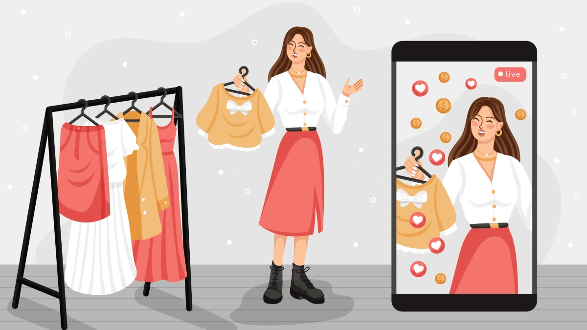 ثبت سفارش فروش لباس در اینستاگرام