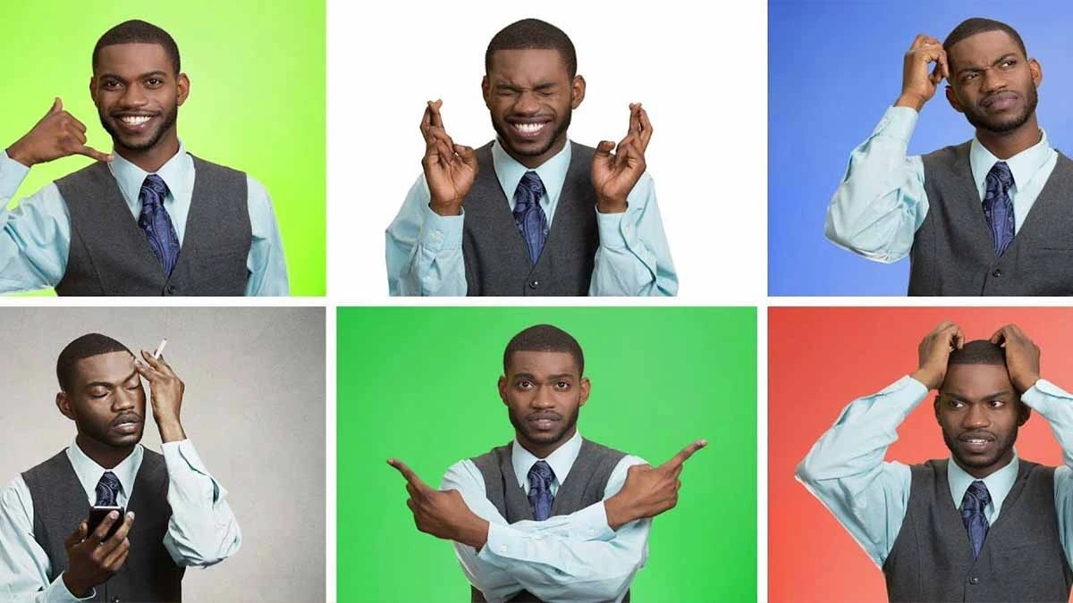 نشانه‌های زبان بدن مشتری در سایر حالات چهره